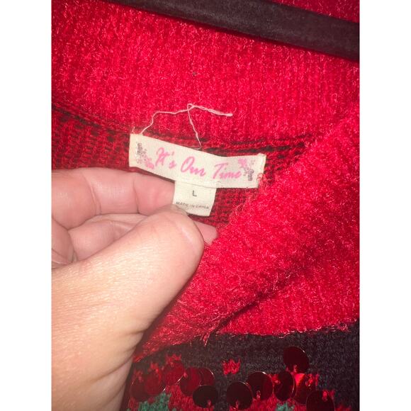 Ugly Christmas Sweater Xmas Size Large Dress - Picture 2 of 3